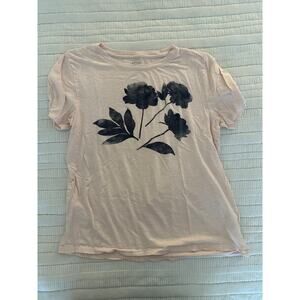 J. Crew M Floral Graphic Tee